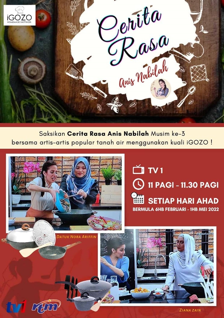 Cerita Rasa Bersama Anis Nabilah by iGOZO is a RTM TV Show.