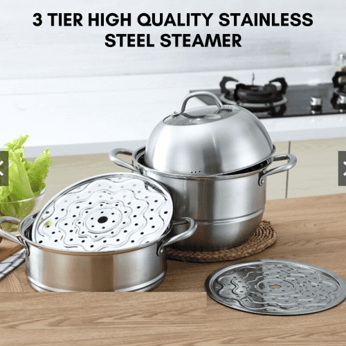 Choose a steamer pot with the right size.