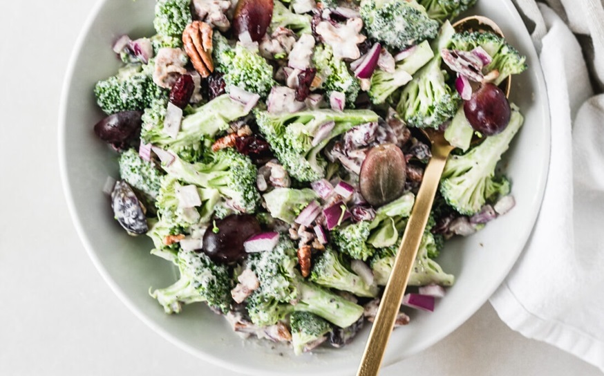 Recipe for No-Mayo Broccoli Salad