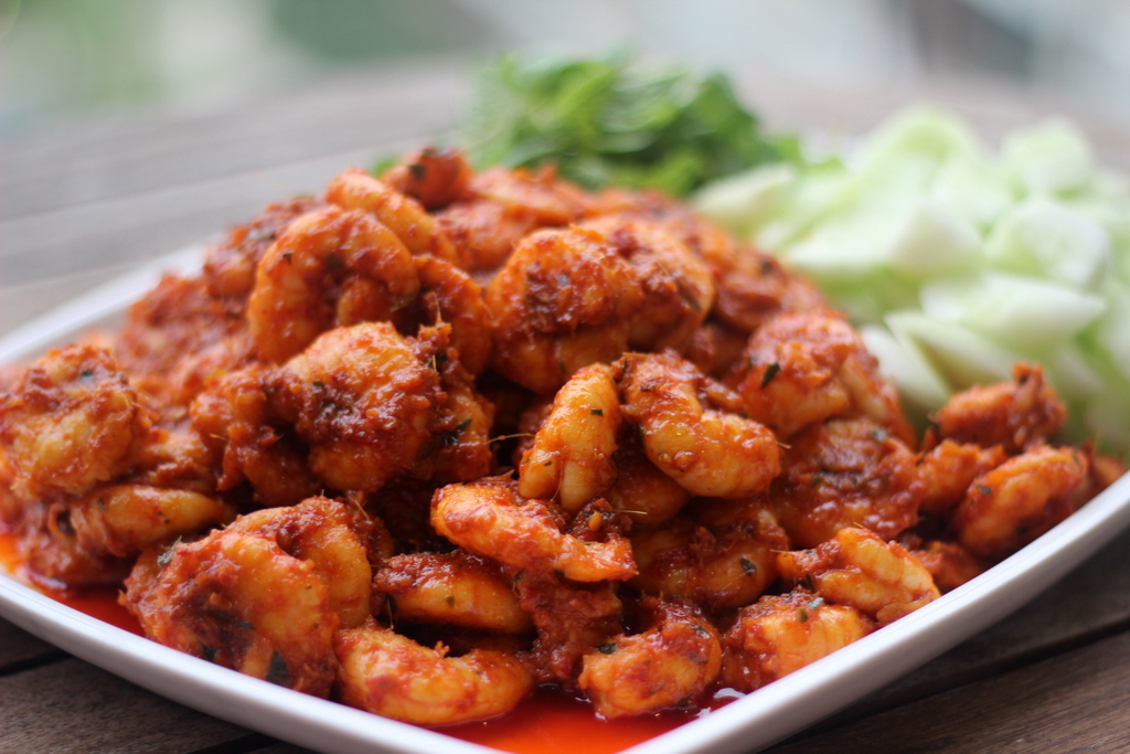 sambal prawns