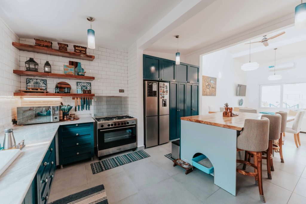 Cozy and organized kitchen